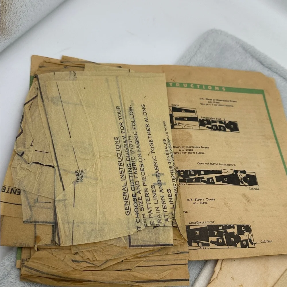 Vintage Marian Martin Mail-Order Sewing Patterns #9310 & #9014/1950’s - Picture 4 of 6